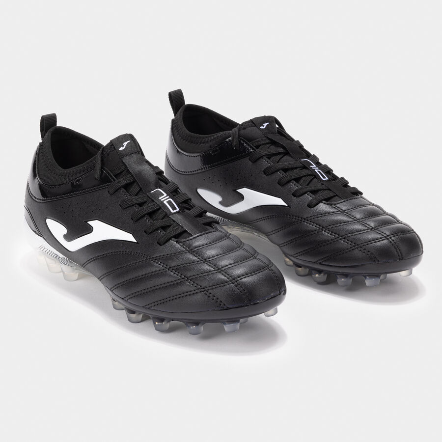 Botas fútbol Numero-10 24 césped artificial AG negro blanco