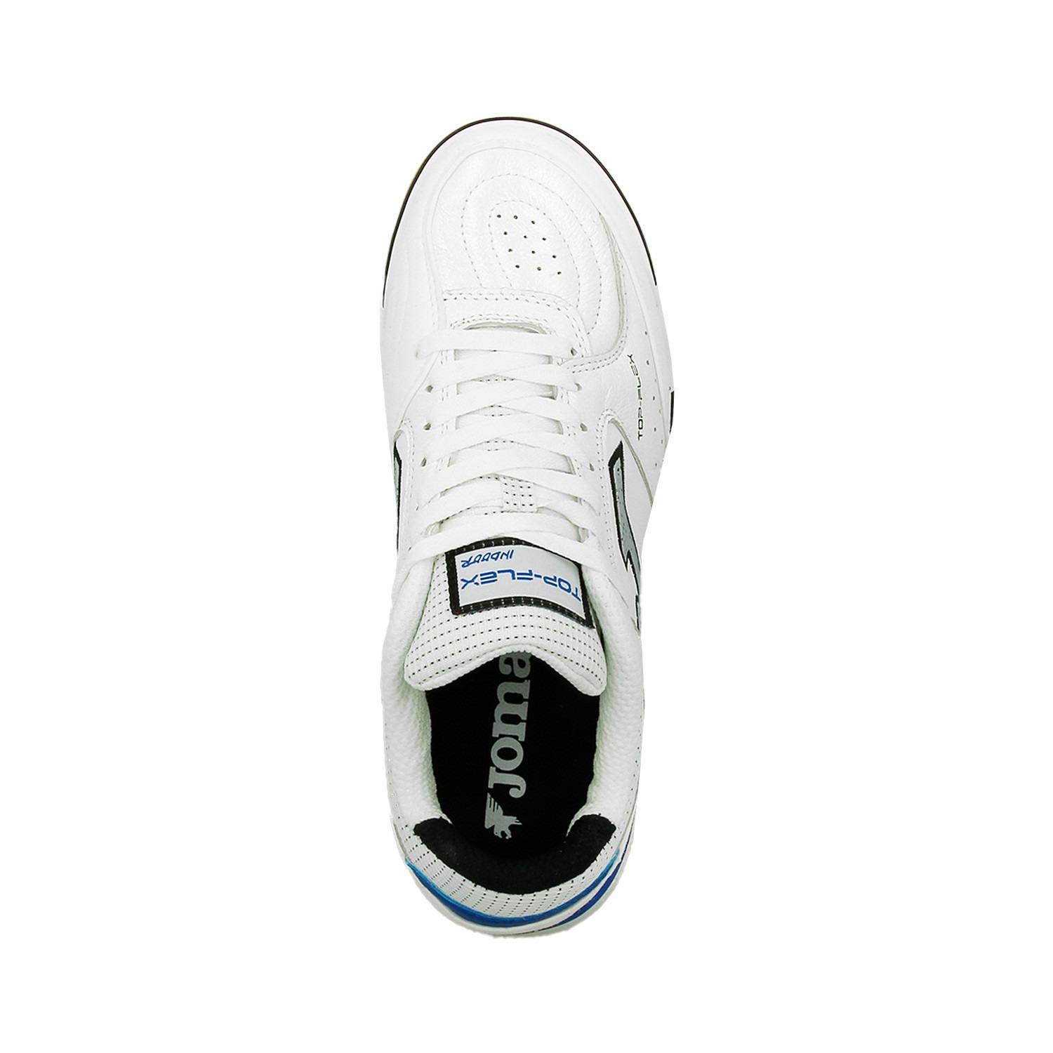 Zapatillas fútbol sala piel Joma Top Flex Rebound IN blancas