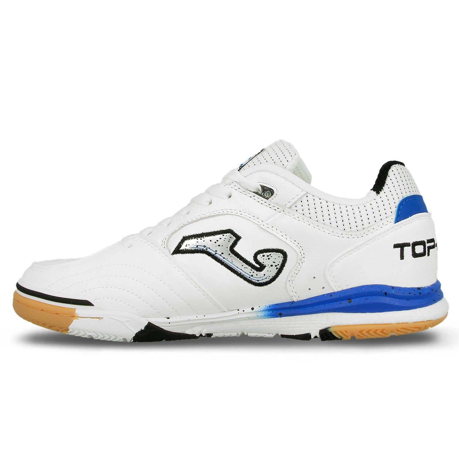 Zapatillas fútbol sala piel Joma Top Flex Rebound IN blancas