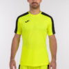 Camiseta manga corta hombre Academy III amarillo flúor negro