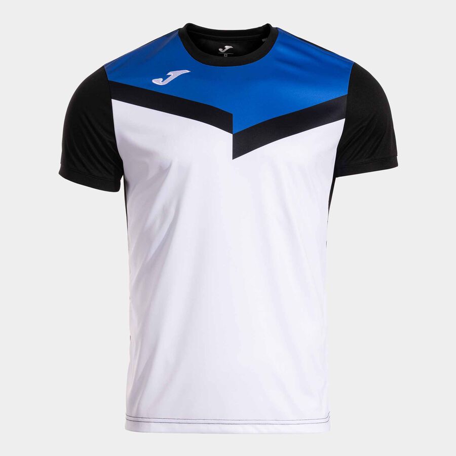 Camisa de manga corta para hombre, color negro y azul marino