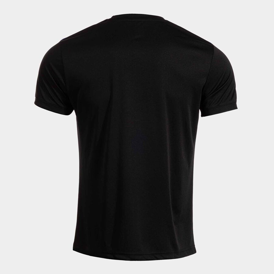 Camisa de manga corta para hombre, color negro y azul marino