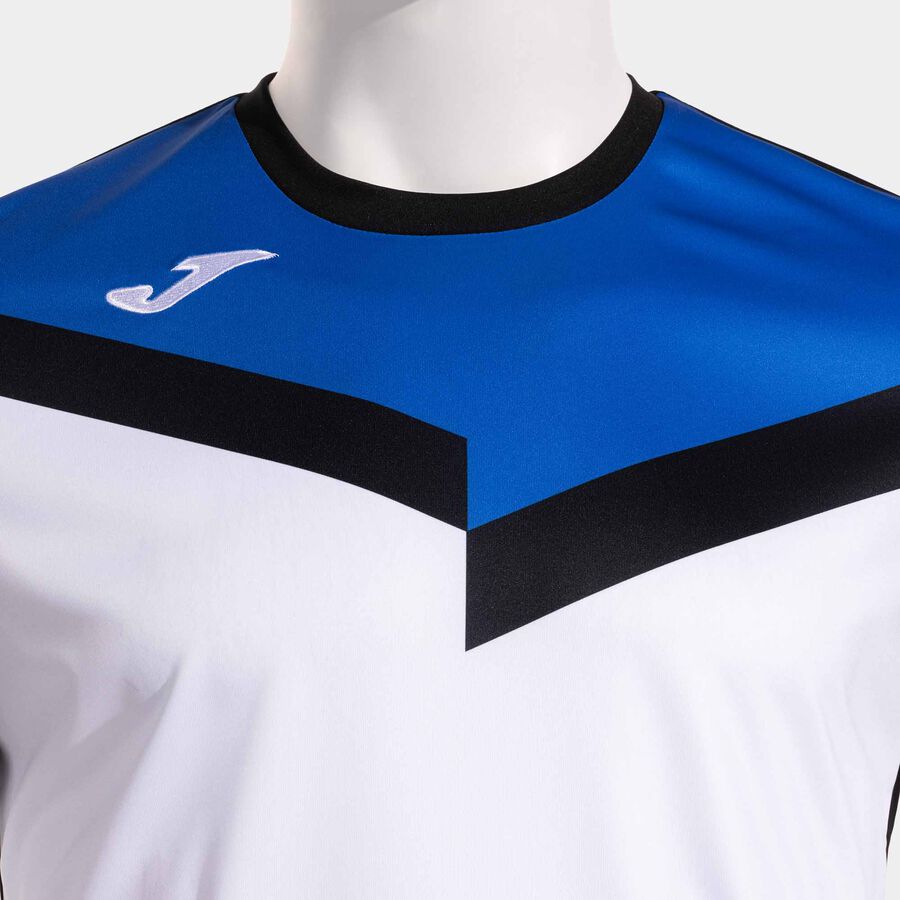 Camisa de manga corta para hombre, color negro y azul marino