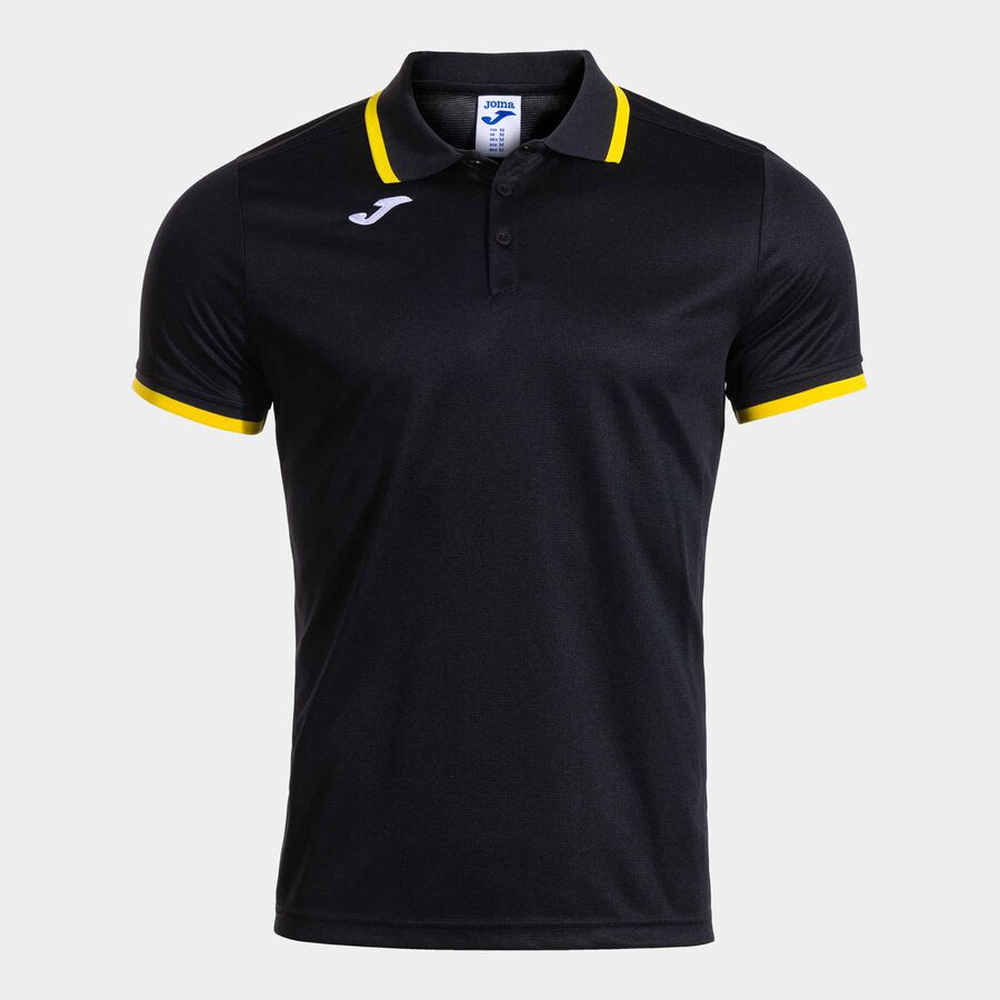 Polo manga corta hombre Combi Premium negro amarillo