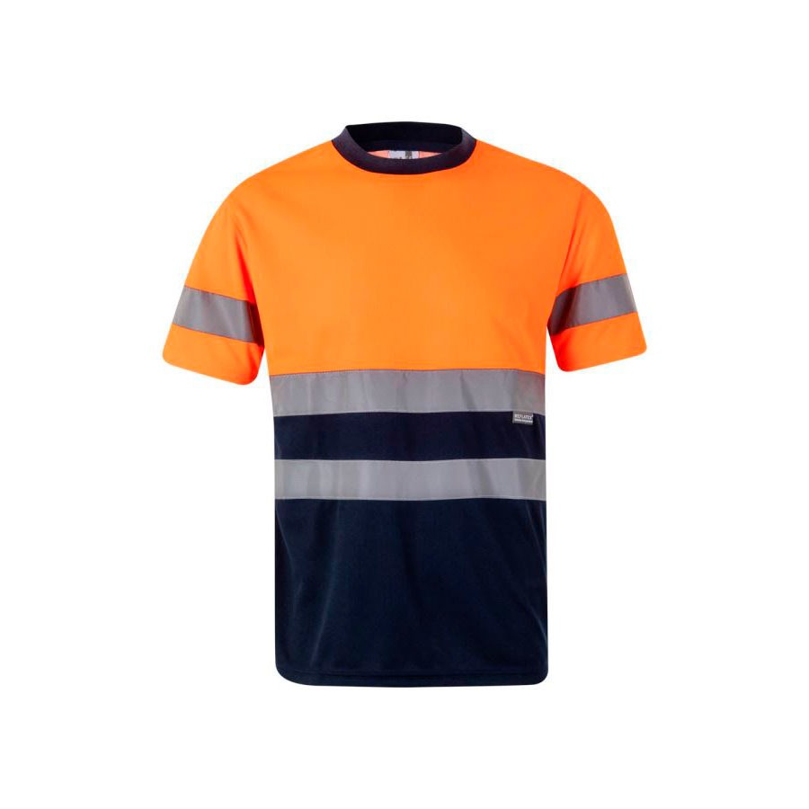 Camiseta técnica bicolor manga corta