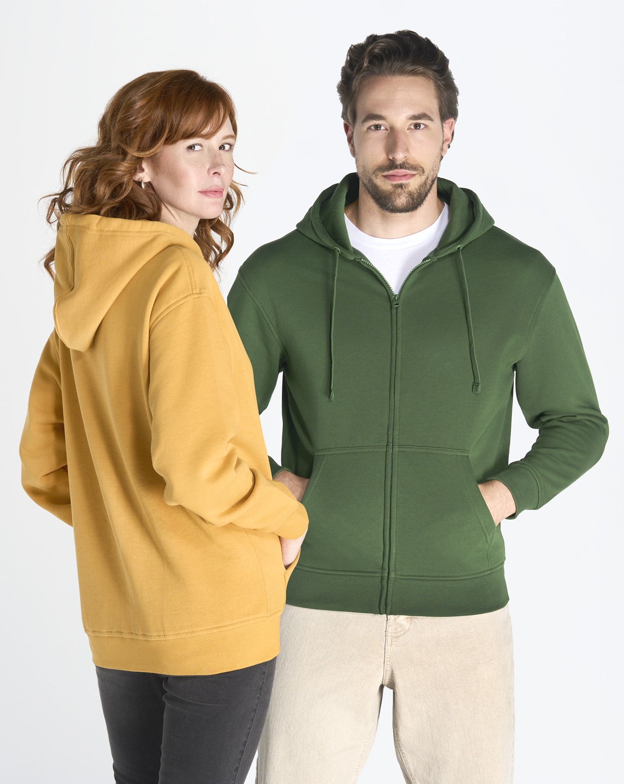 Sudadera Gorro y Cremallera
