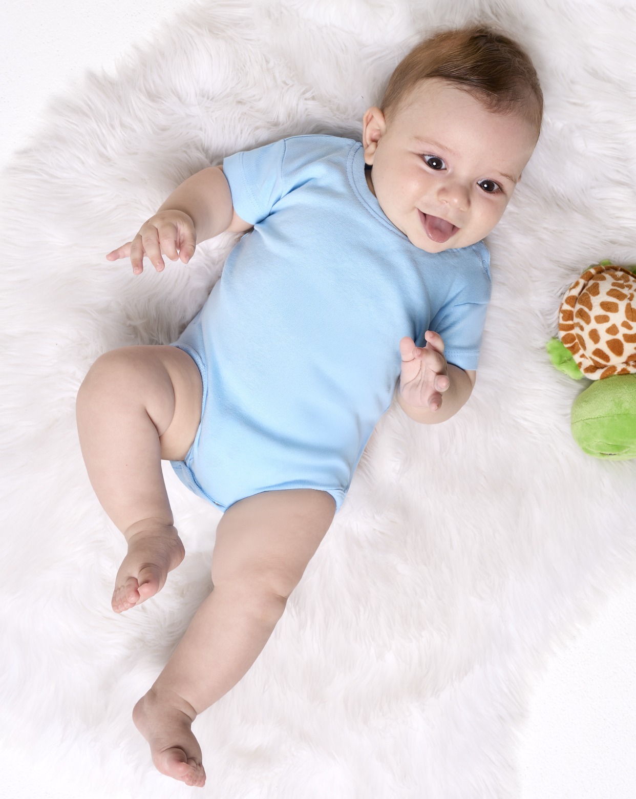 Body infantil manga corta
