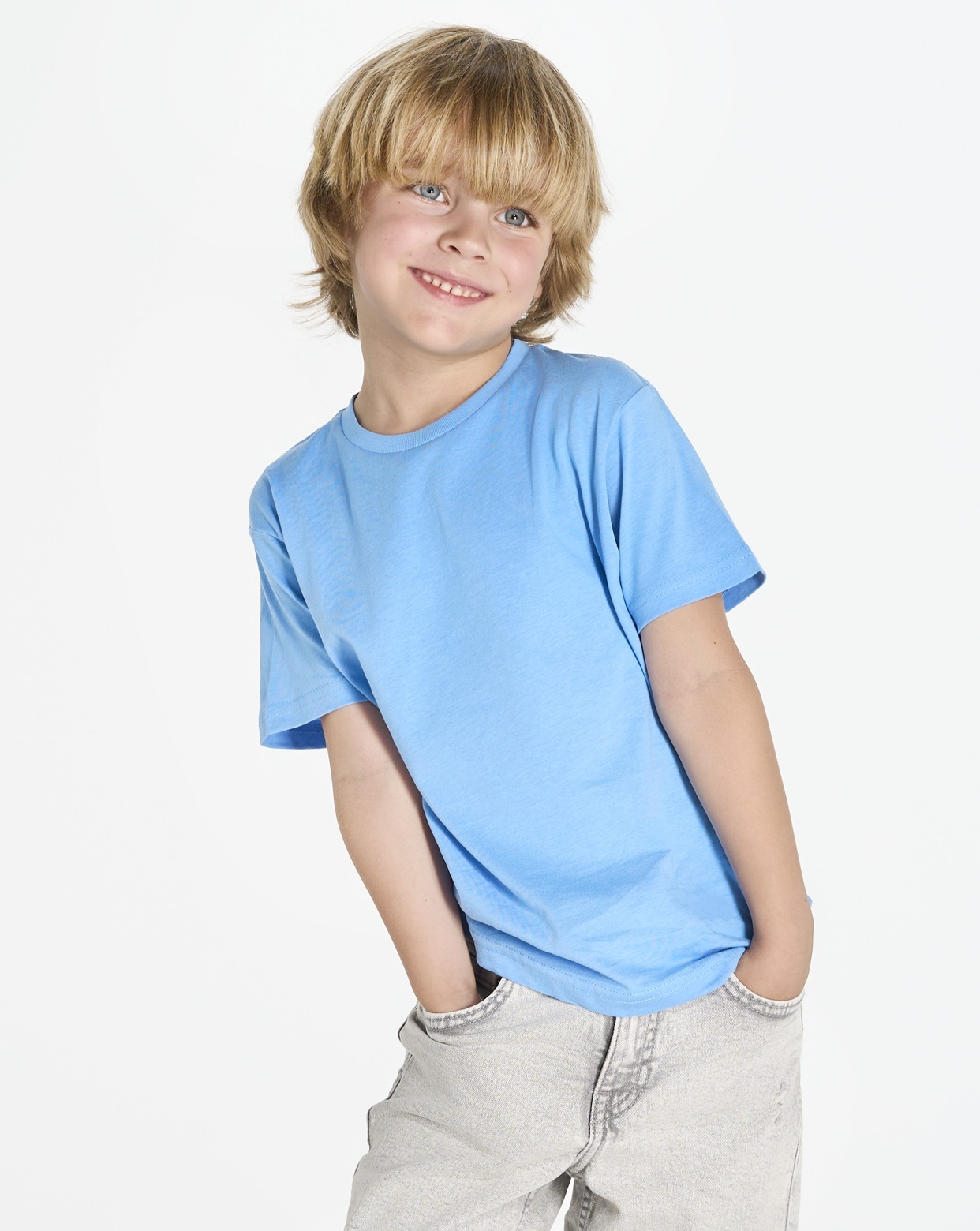 Camiseta infantil gramaje 150